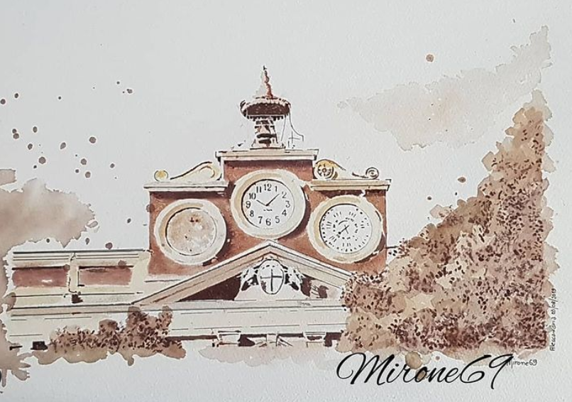 “Dipingo coi vini del Monferrato le bellezze della mia città”: la storia del wine painter Gianni