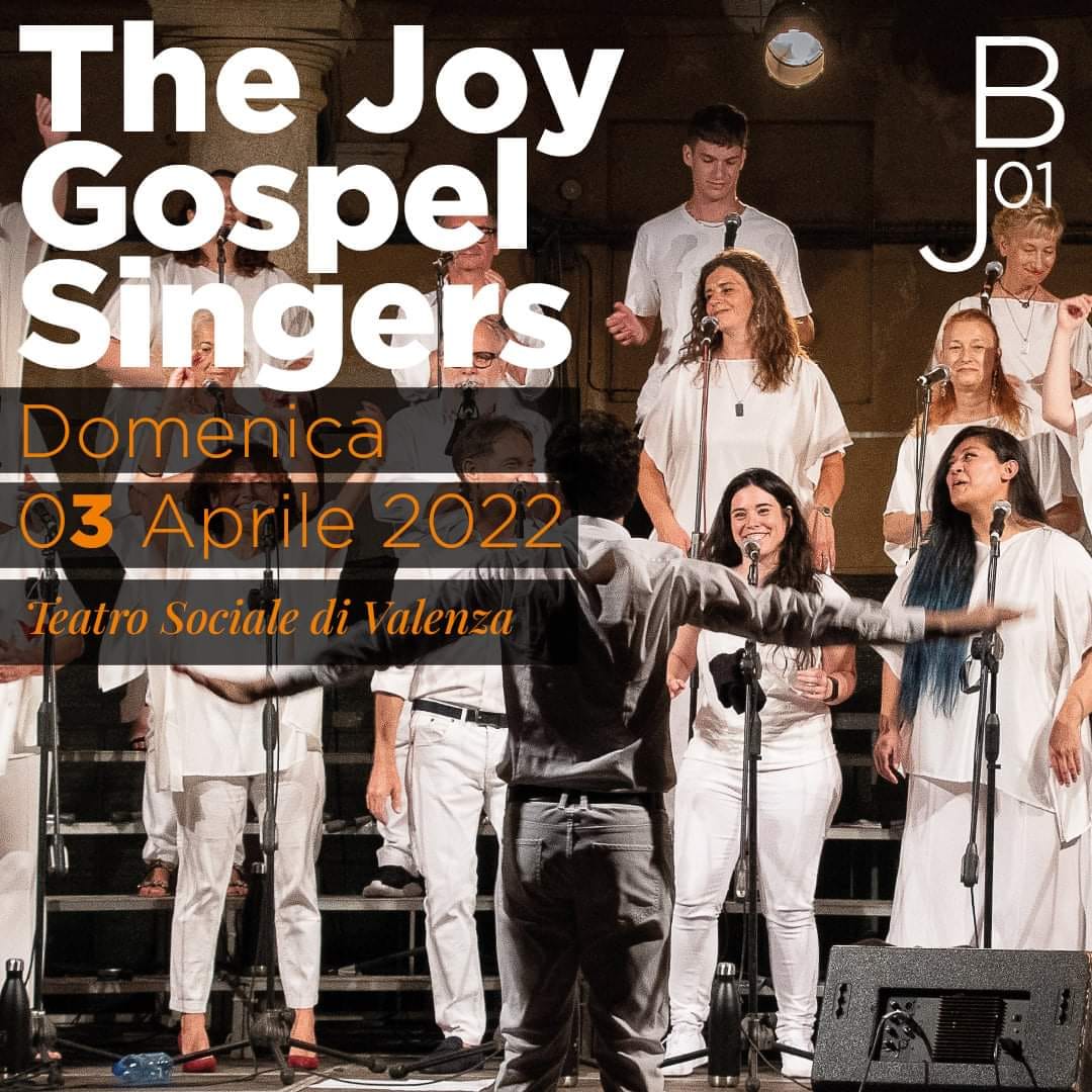 Blue Jazz 01: domenica 3 aprile The Joy Gospel Singers al Teatro Sociale di Valenza
