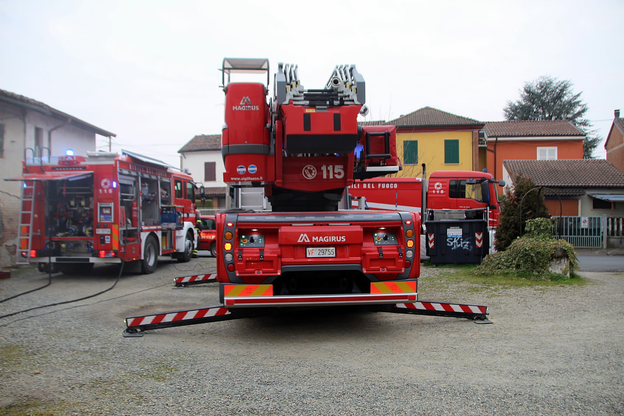 Tragedia a Litta Parodi: nell’incendio di un’abitazione muore un uomo