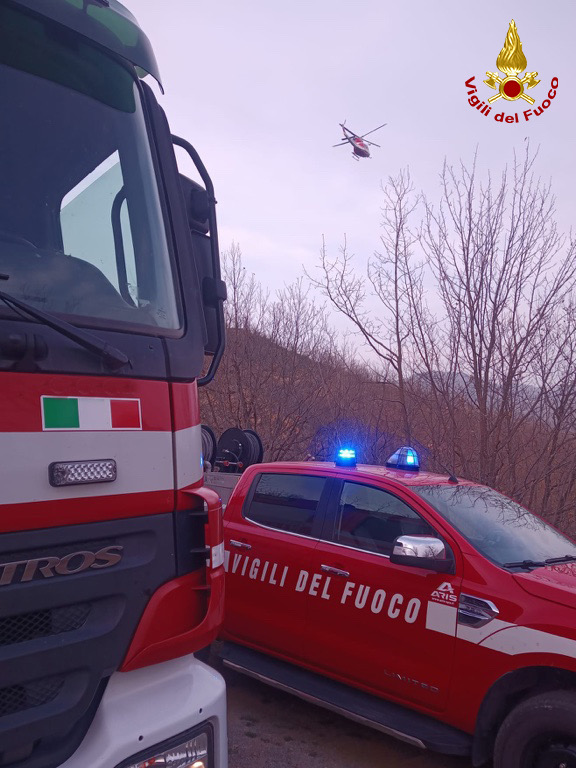 Due persone soccorse con l’elicottero nei boschi dell’acquese