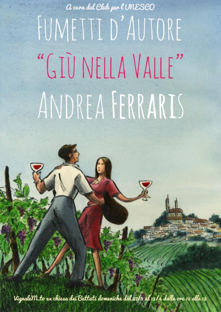 Dal 27 marzo al 18 aprile fumetti d’autore a Vignale con la mostra “Giù nella valle”