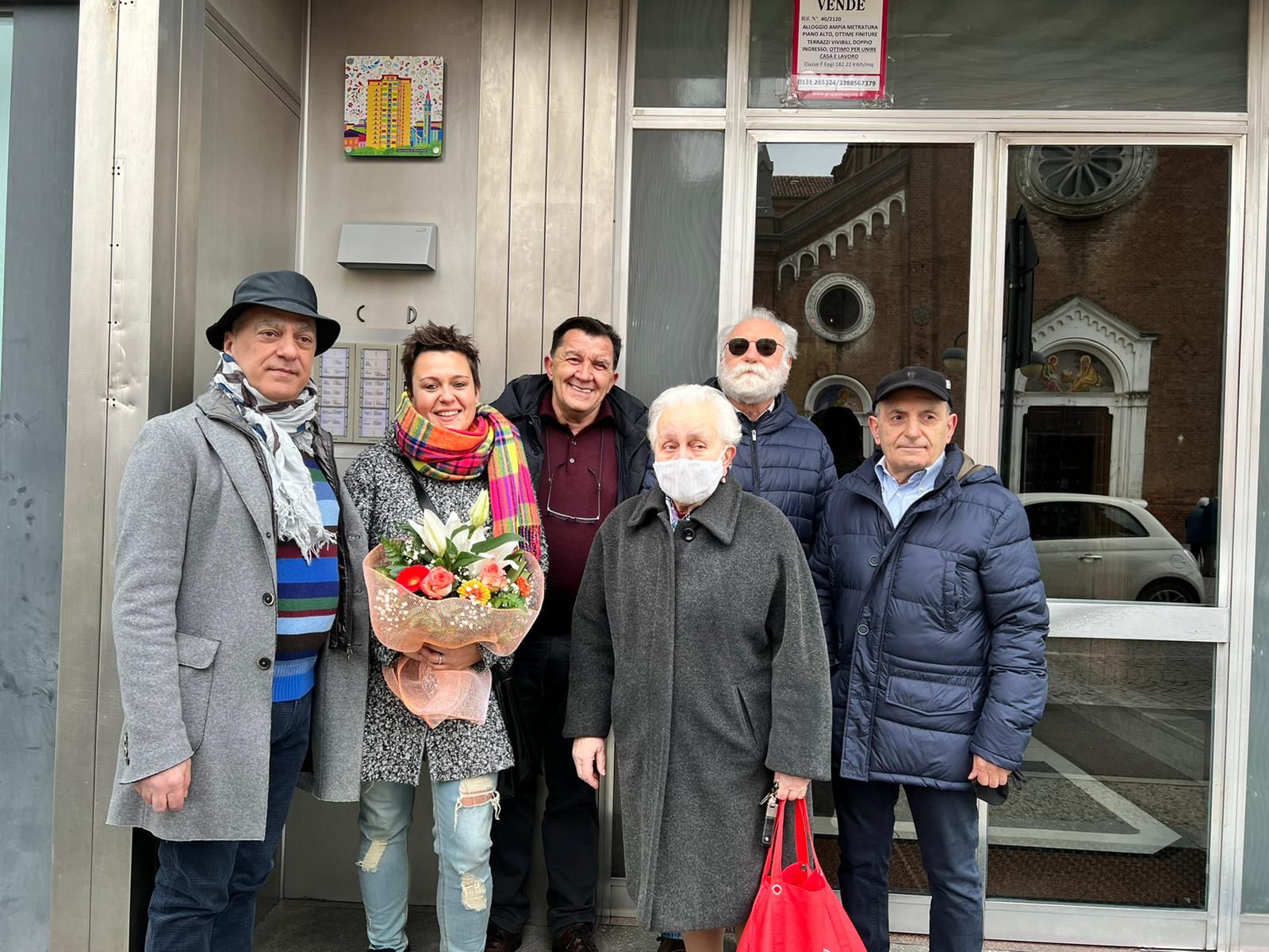 Un’opera dell’alessandrina Denise Bistolfi colora il grattacielo di piazza Ceriana