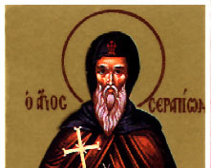 Il santo del giorno del 21 marzo è San Serapione di Thmuis