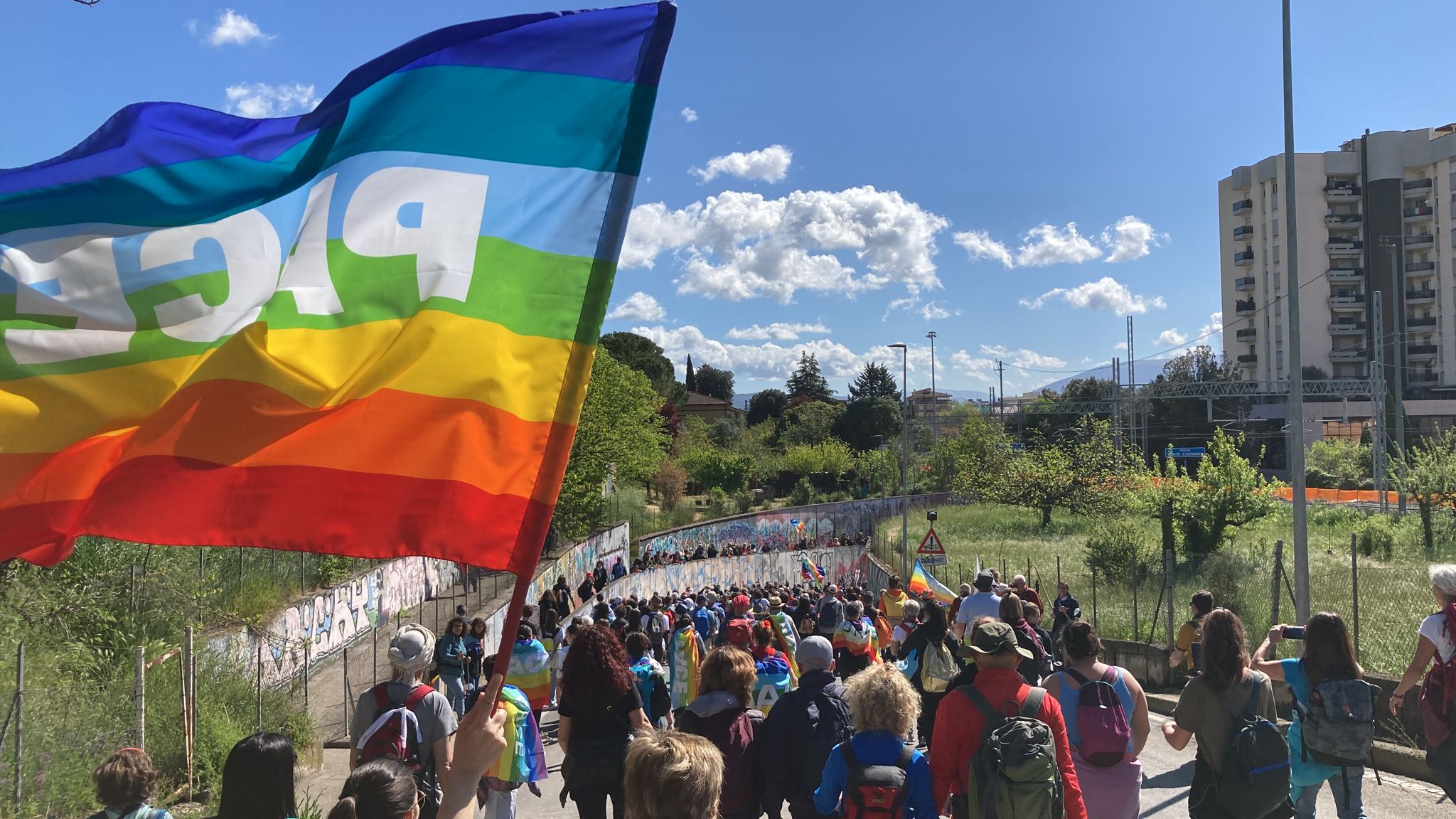 Anche Alessandria in marcia per la Pace alla Perugia-Assisi [FOTO]