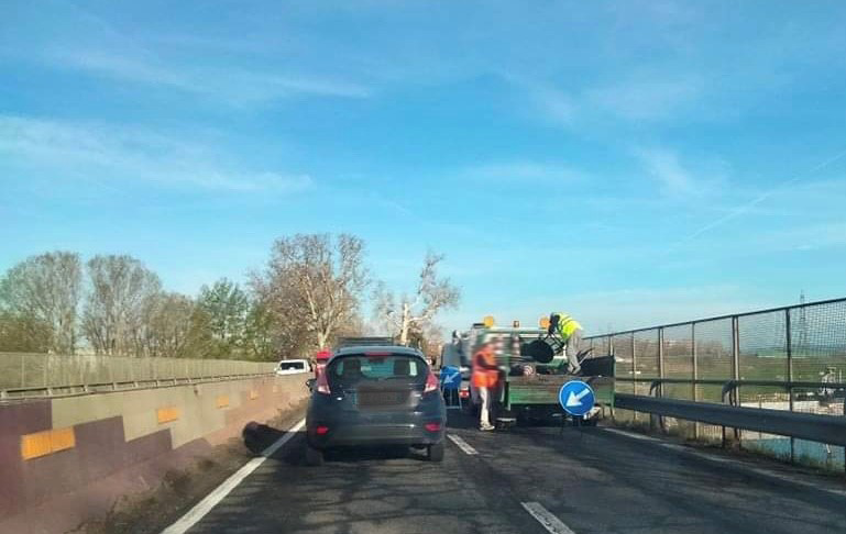 Lavori sulla strada tra Spinetta e Alessandria: disagi al traffico