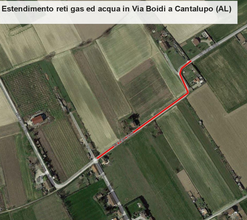 Lavori alle reti gas e acqua a Cantalupo: modifiche alla viabilità