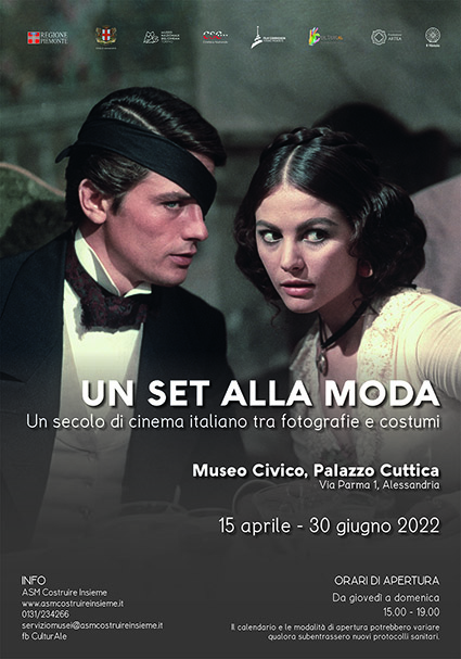 A Palazzo Cuttica fino al 30 giugno “Un secolo di cinema italiano tra fotografie e costumi”