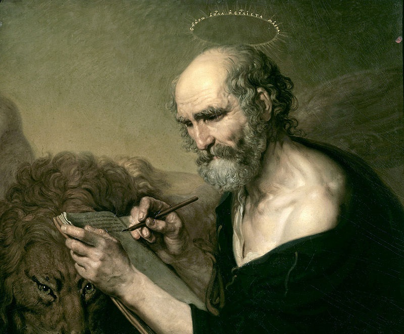 Il santo del giorno del 25 aprile è San Marco Evangelista