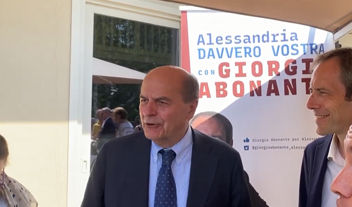Bersani ad Alessandria per sostenere Abonante: “Da Alessandria può nascere un campo progressista”