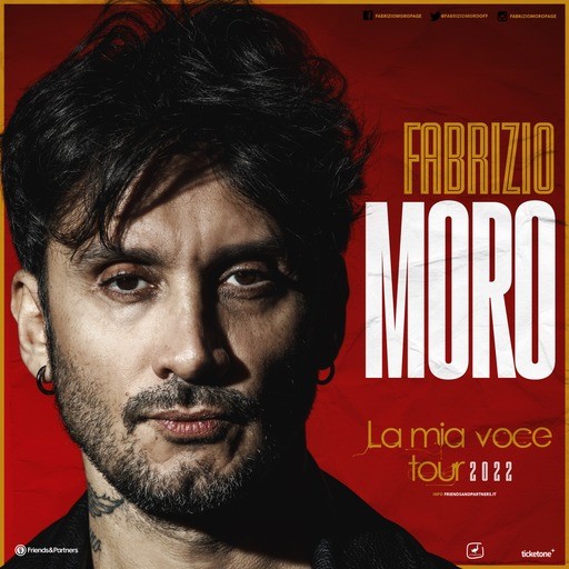 Quest’estate Fabrizio Moro torna live con “La mia voce tour 2022”