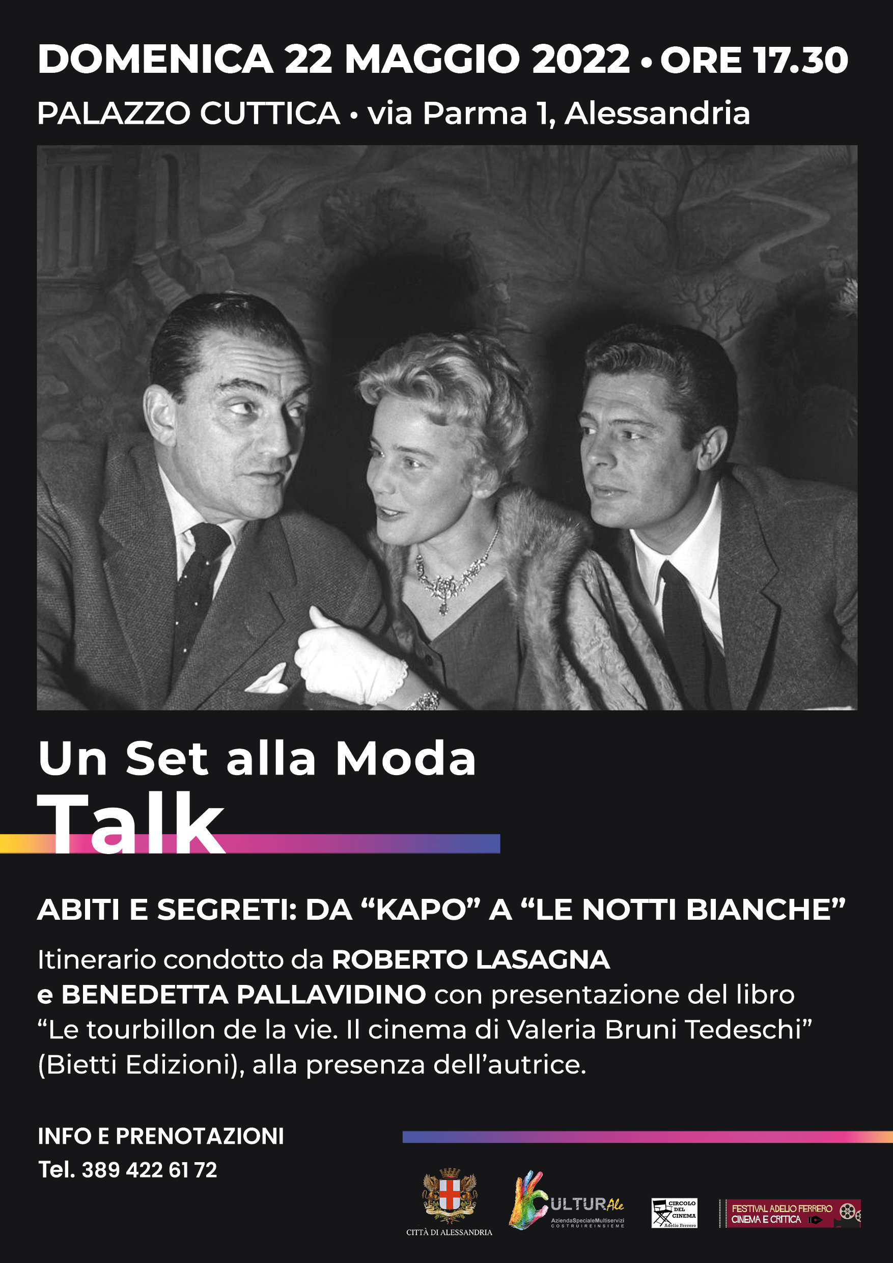“Un set alla Moda Talk”: fino al 26 giugno sei appuntamenti di approfondimento con il Festival Adelio Ferrero