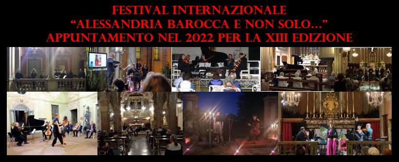 Dal 14 giugno all’8 ottobre il Festival “Alessandria Barocca e non solo…”