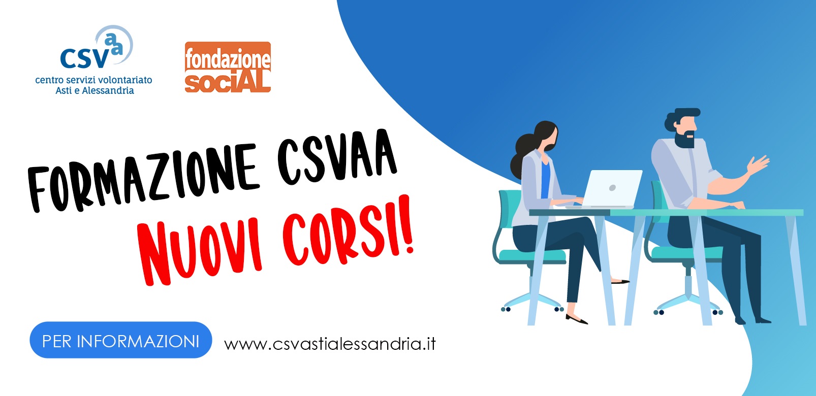 Csvaa: via ai nuovi incontri di formazione per gli Enti del Terzo Settore
