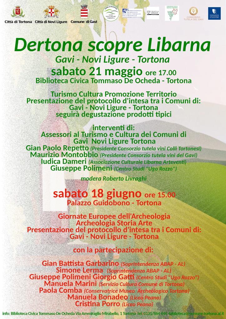 Il 21 maggio l’incontro “Dertona scopre Libarna” a Tortona