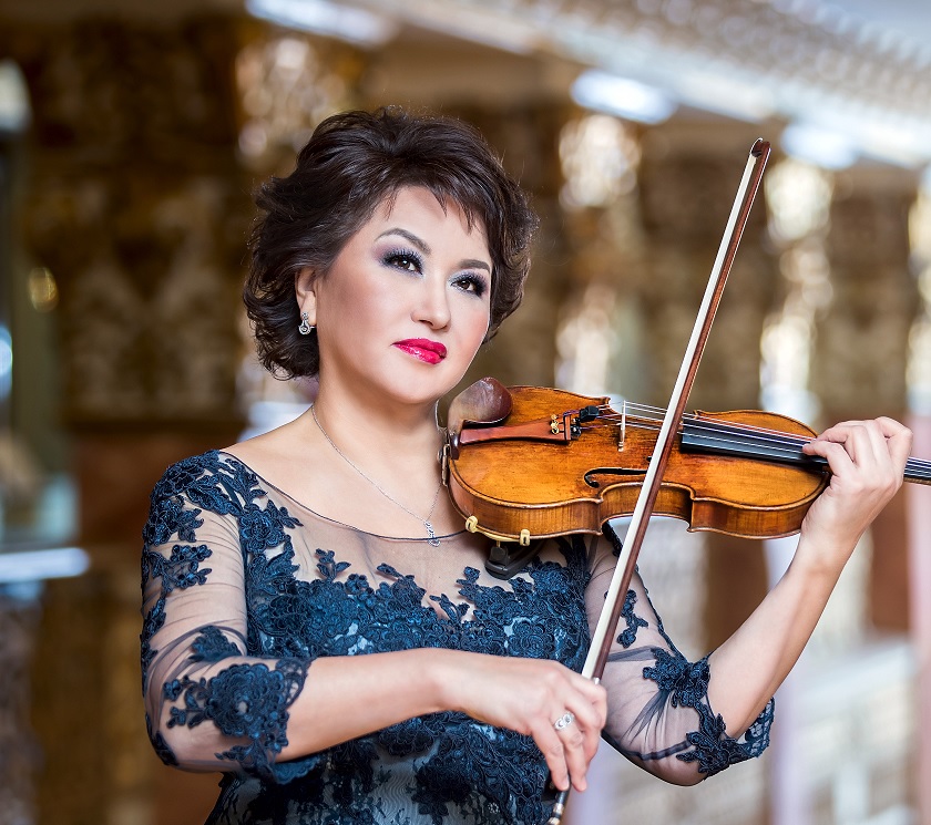 Il 20 maggio a Palatium Vetus la violinista Aiman Mussakhajayeva con l’Academy of Soloists Ensemble