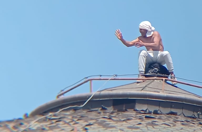 Per 7 ore sulla cupola del Don Soria. Ecco il perché della protesta del detenuto