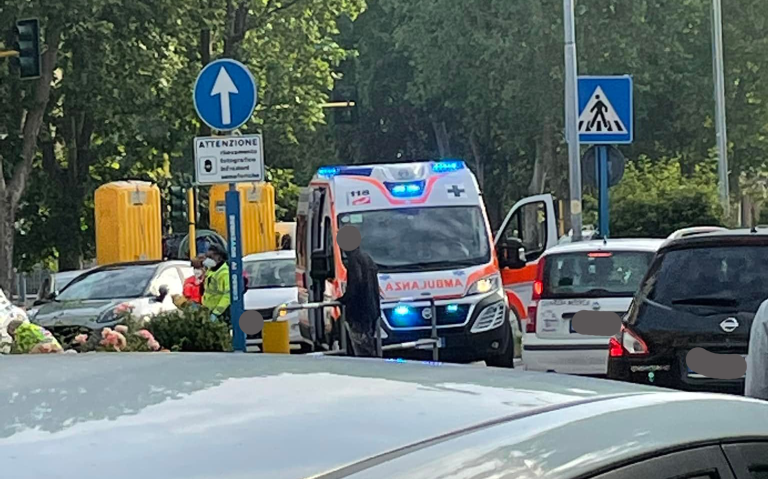 Incidente in corso IV Novembre ad Alessandria: coinvolto ciclista
