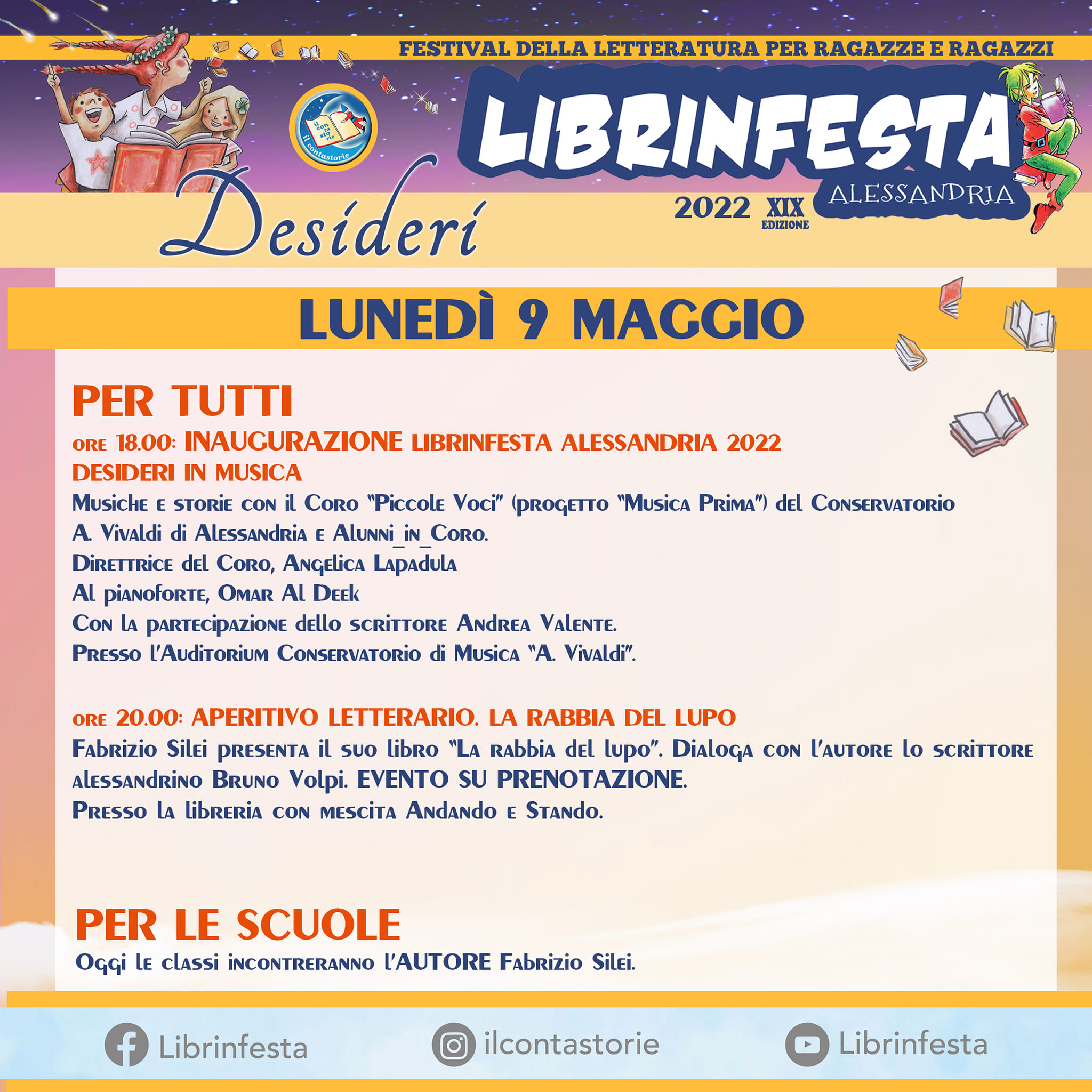 Il 9 maggio all’Auditorium del Conservatorio Vivaldi il concerto “Desideri in musica”