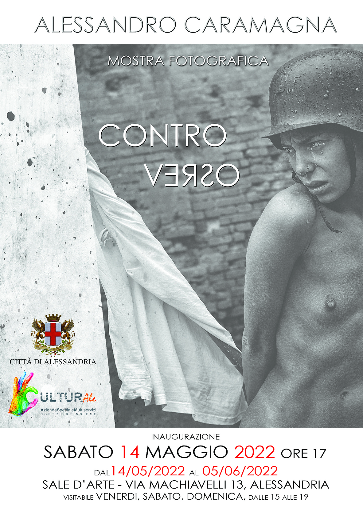 Dal 14 maggio al 5 giugno la mostra del fotografo Alessandro Caramagna alle Sale d’Arte