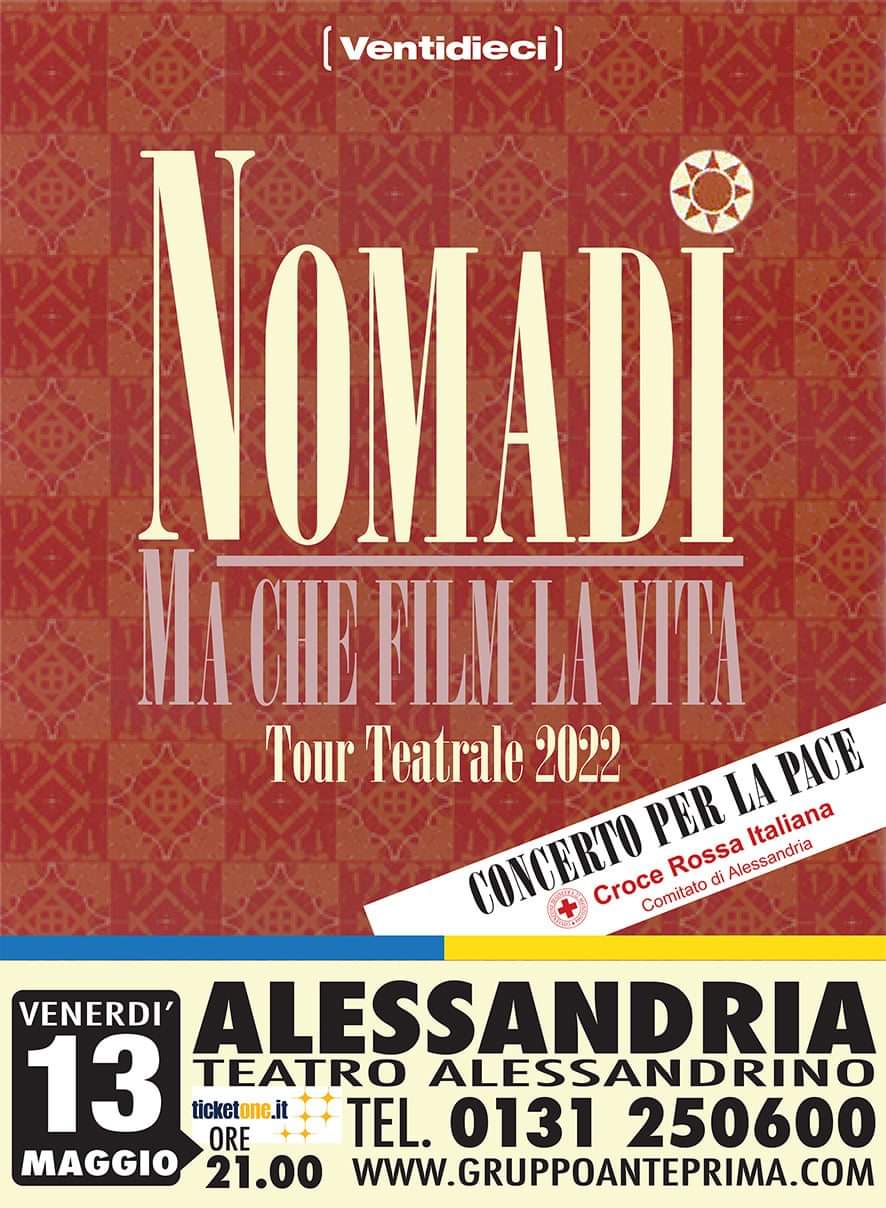 Il 13 maggio i Nomadi in concerto al Teatro Alessandrino di Alessandria