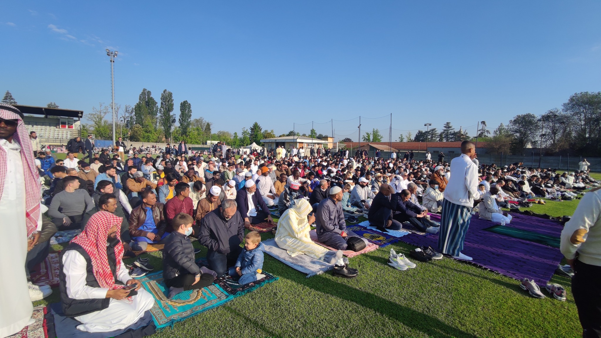 Allo stadio Cattaneo di Alessandria si è tenuta la festa di fine Ramadan