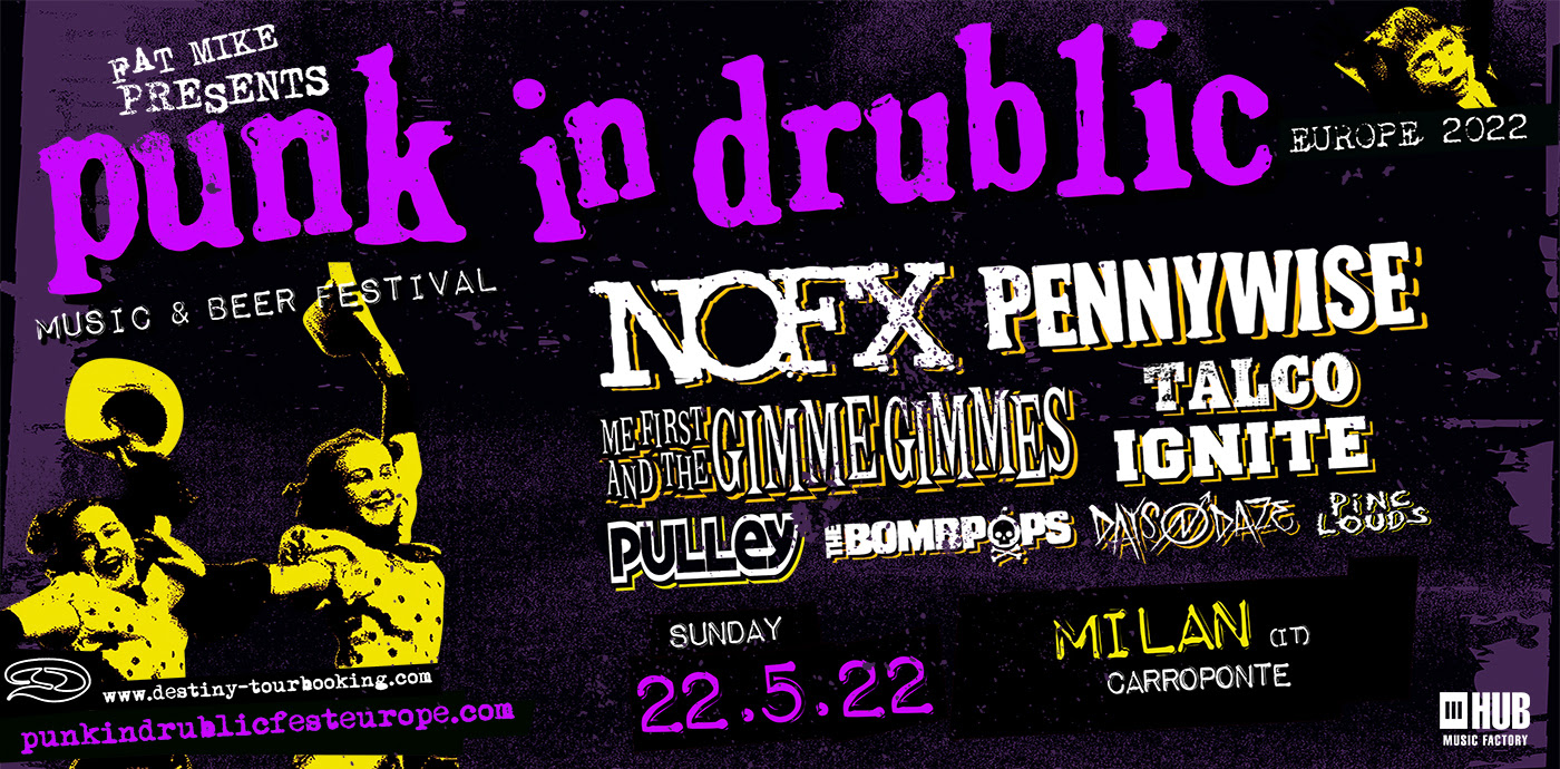 Il 22 maggio torna in Italia il “Punk in Drublic Music Festival”