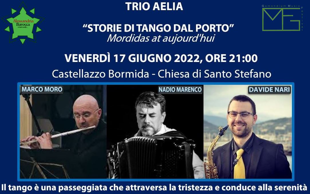 Il 17 giugno il Trio Aeliain concerto a Castellazzo Bormida