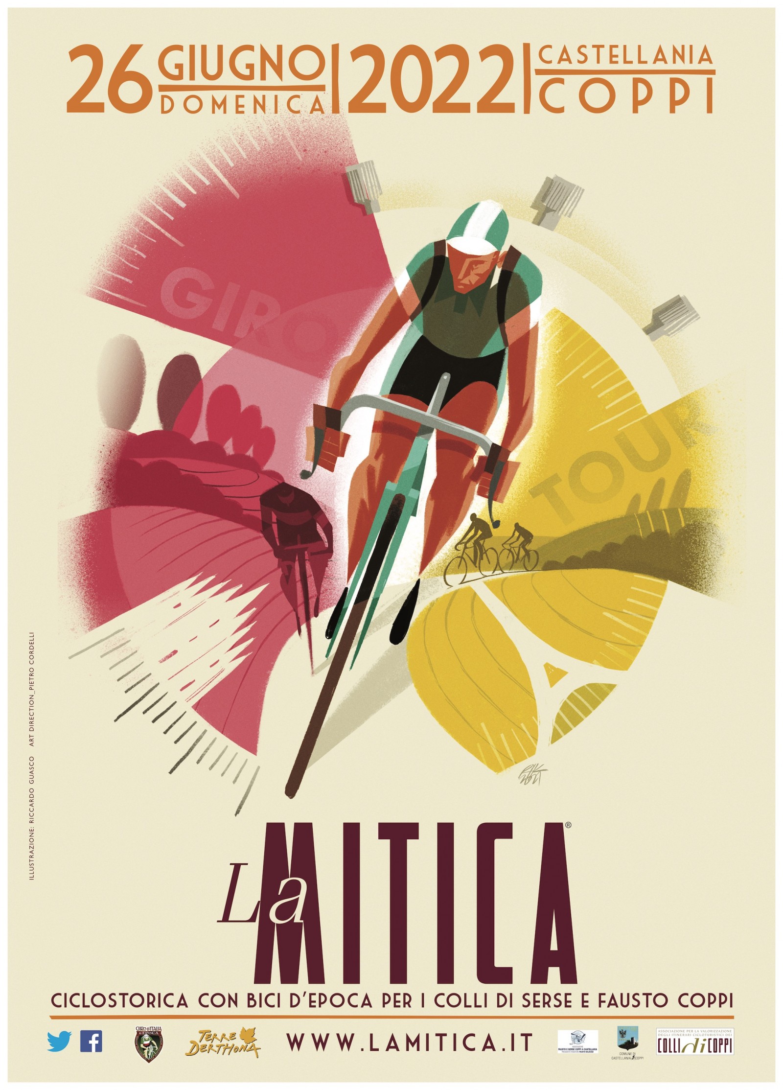 Il 26 giugno “La Mitica” la Ciclostorica con bici d’epoca per i colli di  Serse e Fausto Coppi