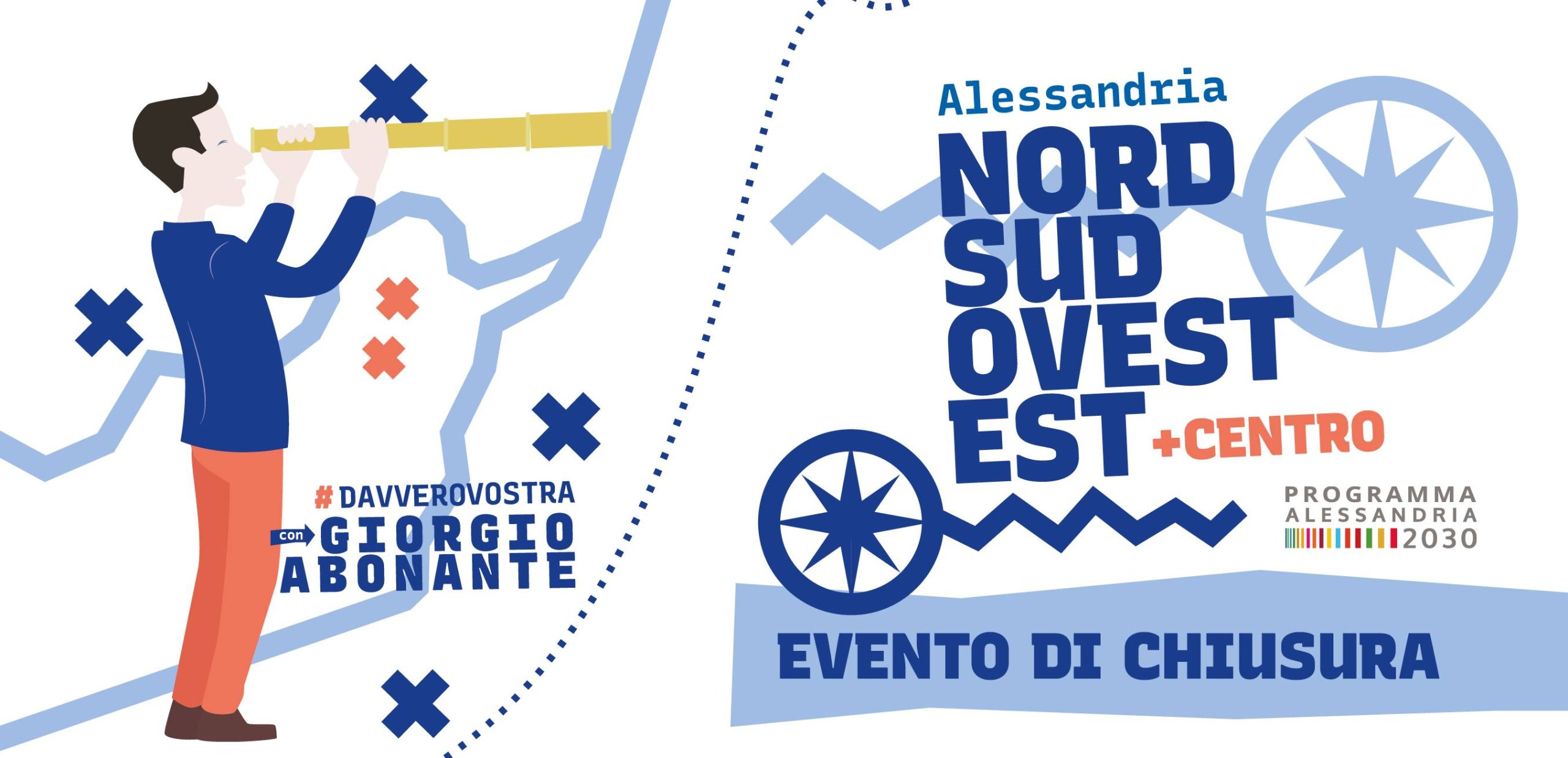 Elezioni Alessandria: il 10 giugno evento di chiusura della campagna elettorale di Giorgio Abonante