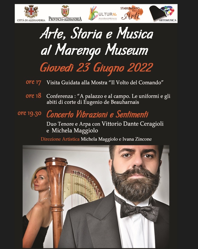 Il 23 giugno il concerto “Vibrazioni e Sentimenti” al Marengo Museum
