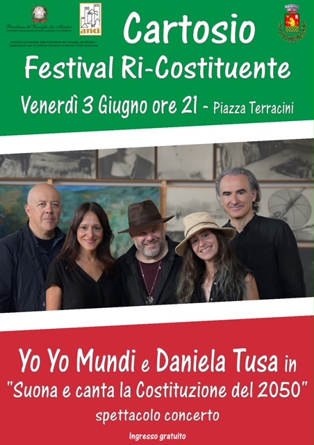 Il 3 giugno a Cartosio gli Yo Yo Mundi inaugurano un lungo tour di concerti e spettacoli