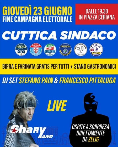Il 23 giugno il centrodestra chiude la campagna elettorale al Cristo con Matteo Salvini