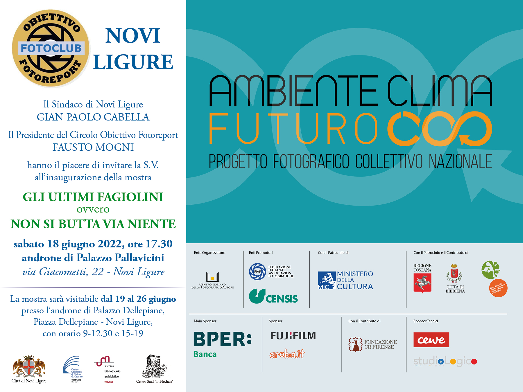 A Novi Ligure da sabato 18 giugno in mostra le fotografie di Fausto Mogni