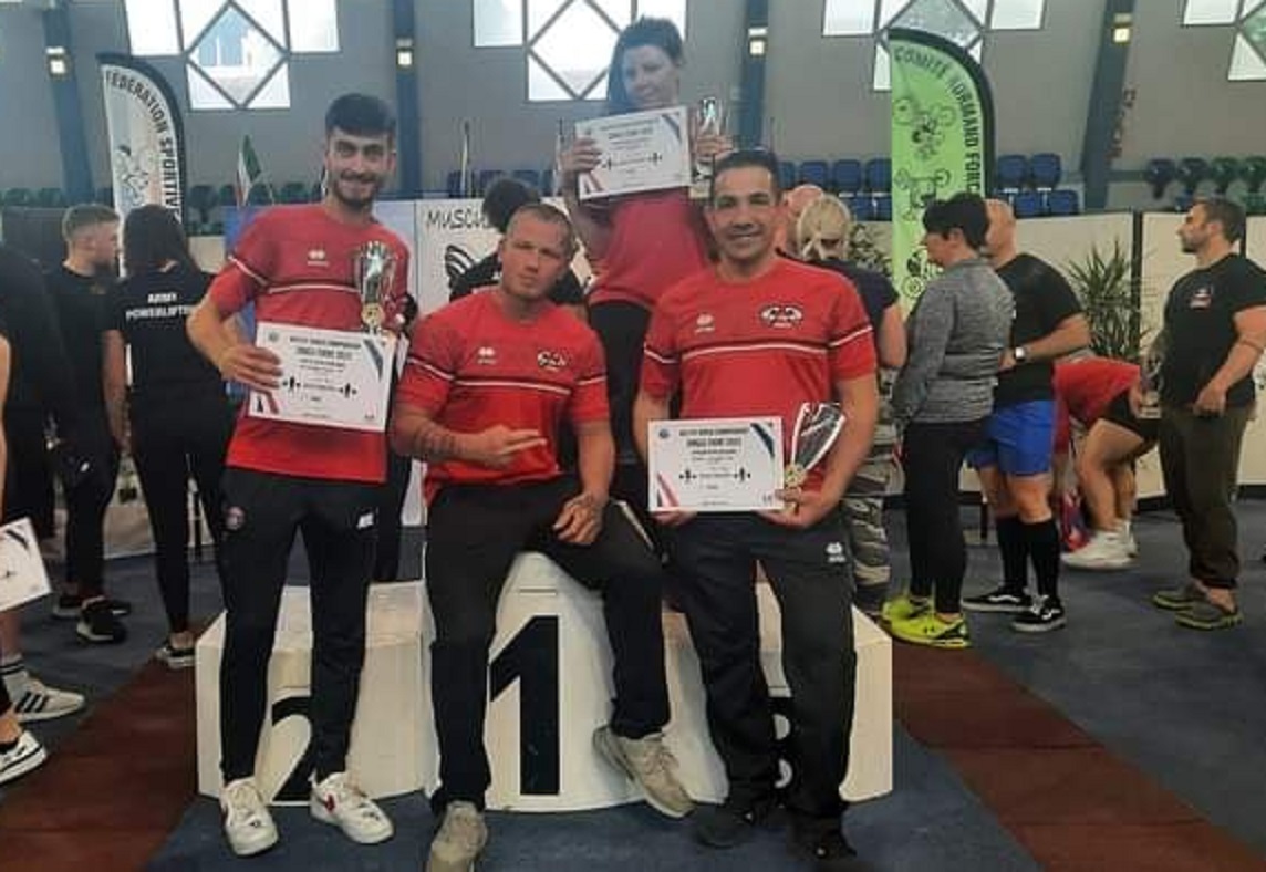 Powerlifting: quattro ori mondiali per il Team Francia di Mirabello