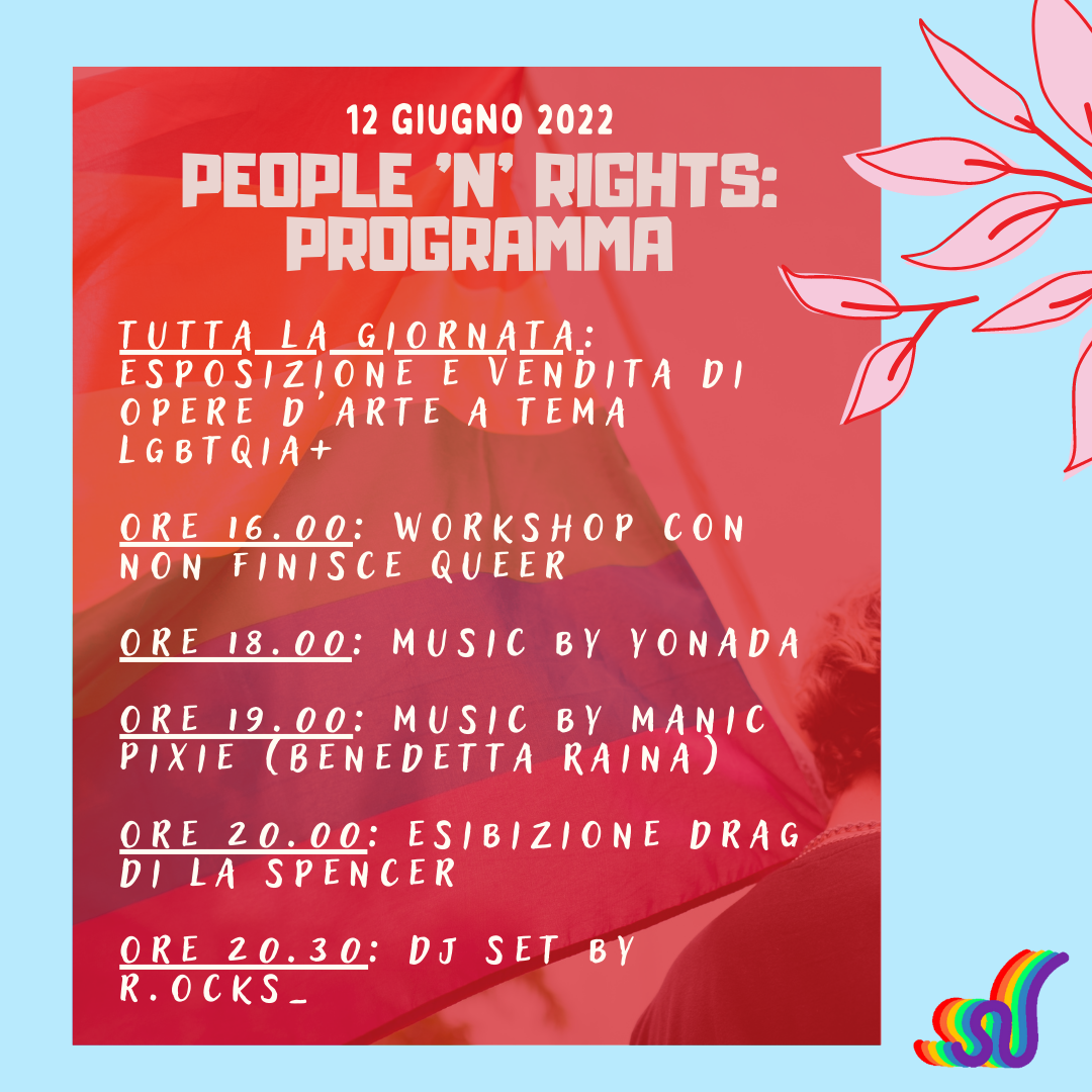 Il 12 giugno “People’n’rights” Aspettando il Pride a Cascina Dionigi 4.0