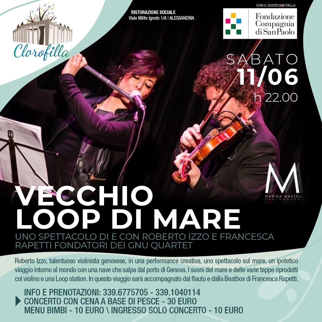 Sabato 11 giugno Clorofilla Festival festeggia gli Oceani alla Ristorazione Sociale