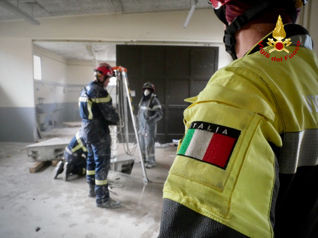 Esercitazione in Alta Savoia per i Vigili del Fuoco di Alessandria insieme ai colleghi piemontesi