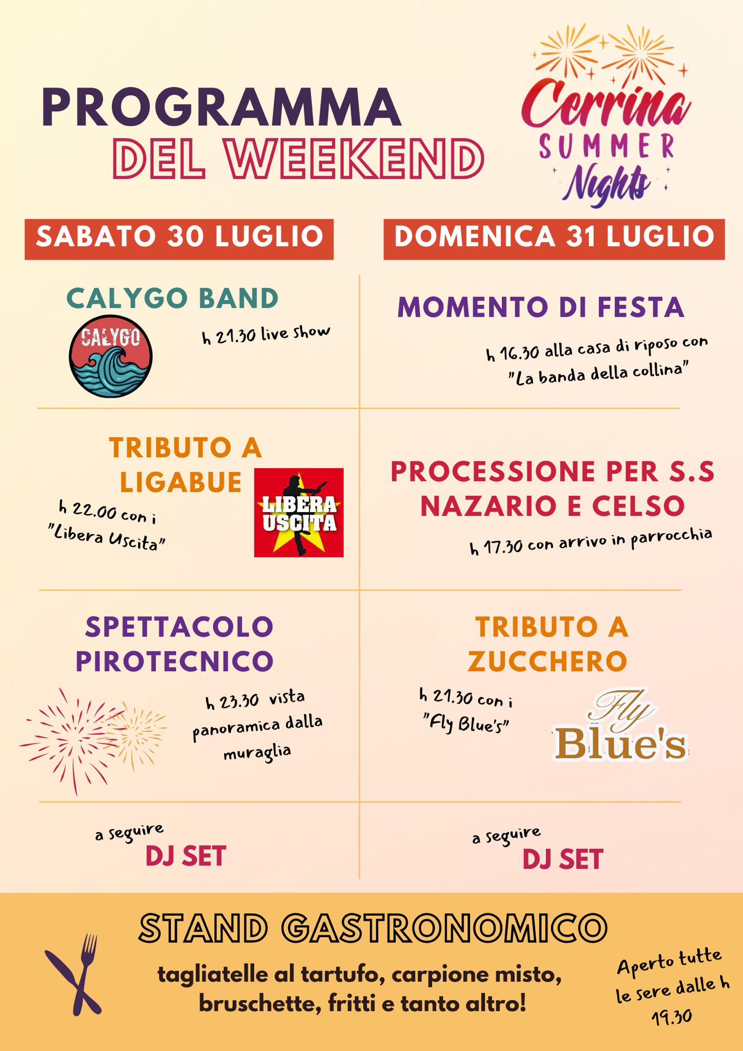 Il 30 e il 31 luglio Cerrina Monferrato si anima con la Festa Patronale