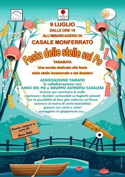 Il 9 luglio a Casale Monferrato occhi puntati al cielo con la “Festa delle stelle sul Po”