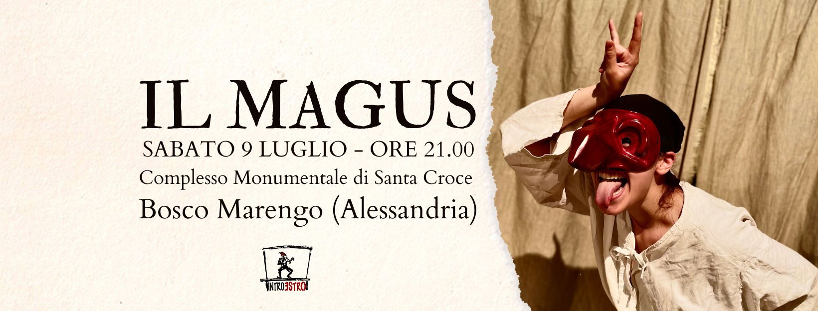 Il 9 luglio a Bosco Marengo lo spettacolo teatrale “Il Magus” per Bosco Libera l’Arte