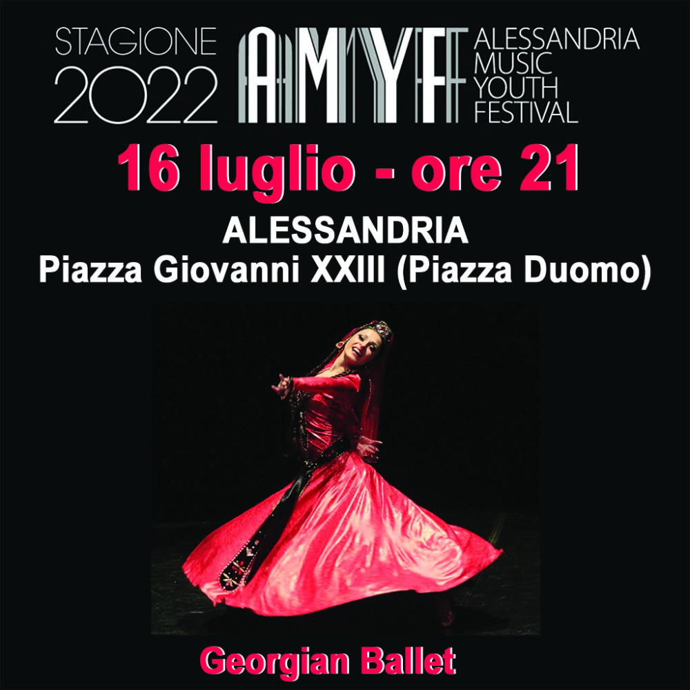 Ad Alessandria il 16 luglio la danza folkloristica georgiana per l’Alessandria Music Youth Festival