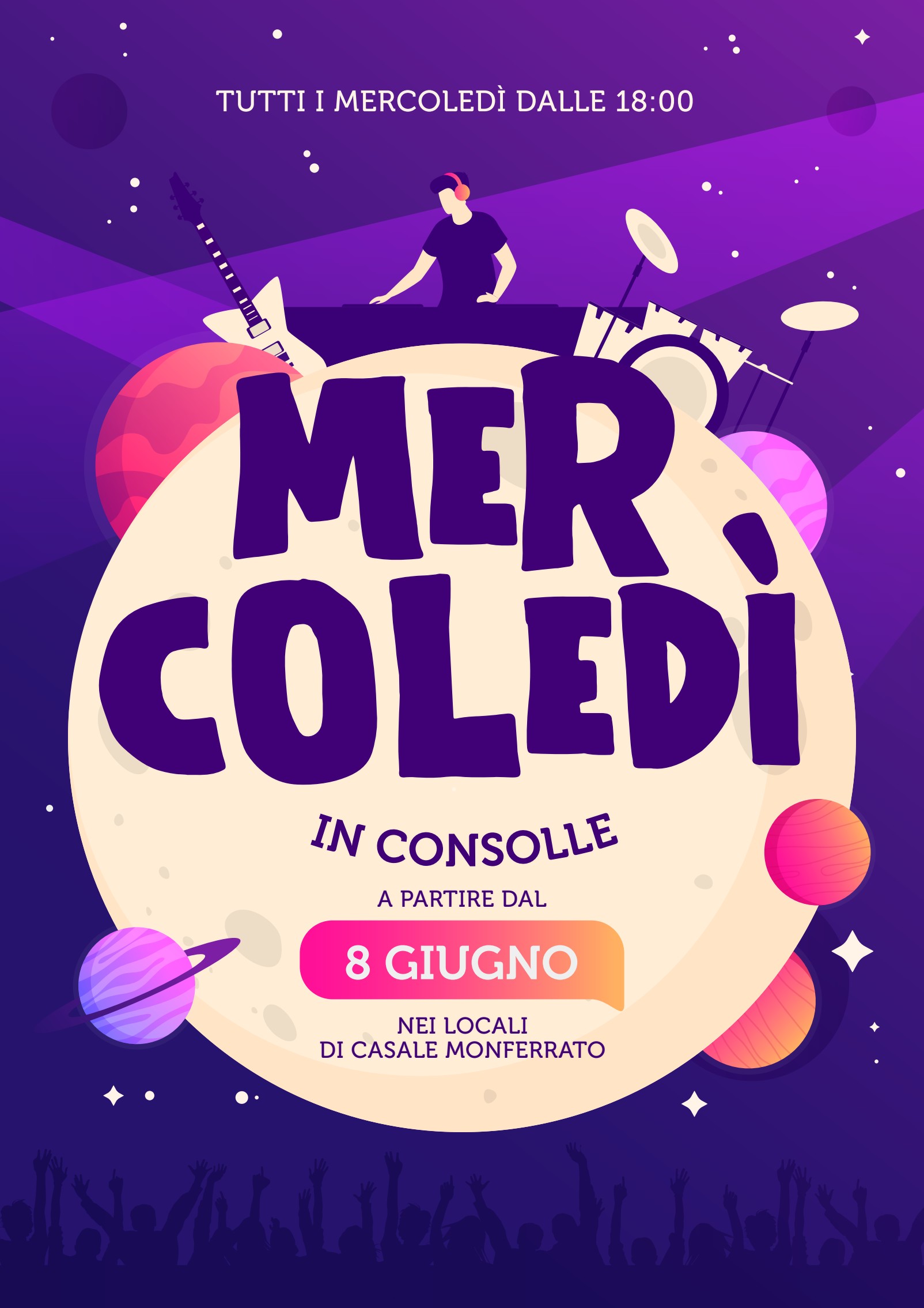 Da giugno a settembre Casale Monferrato si anima con i “Mercoledì in consolle”