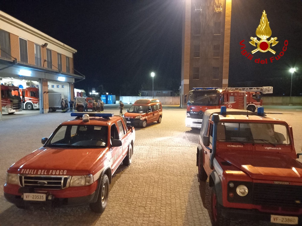 Anche i Vigili del Fuoco di Alessandria a La Spezia per arginare gli incendi boschivi