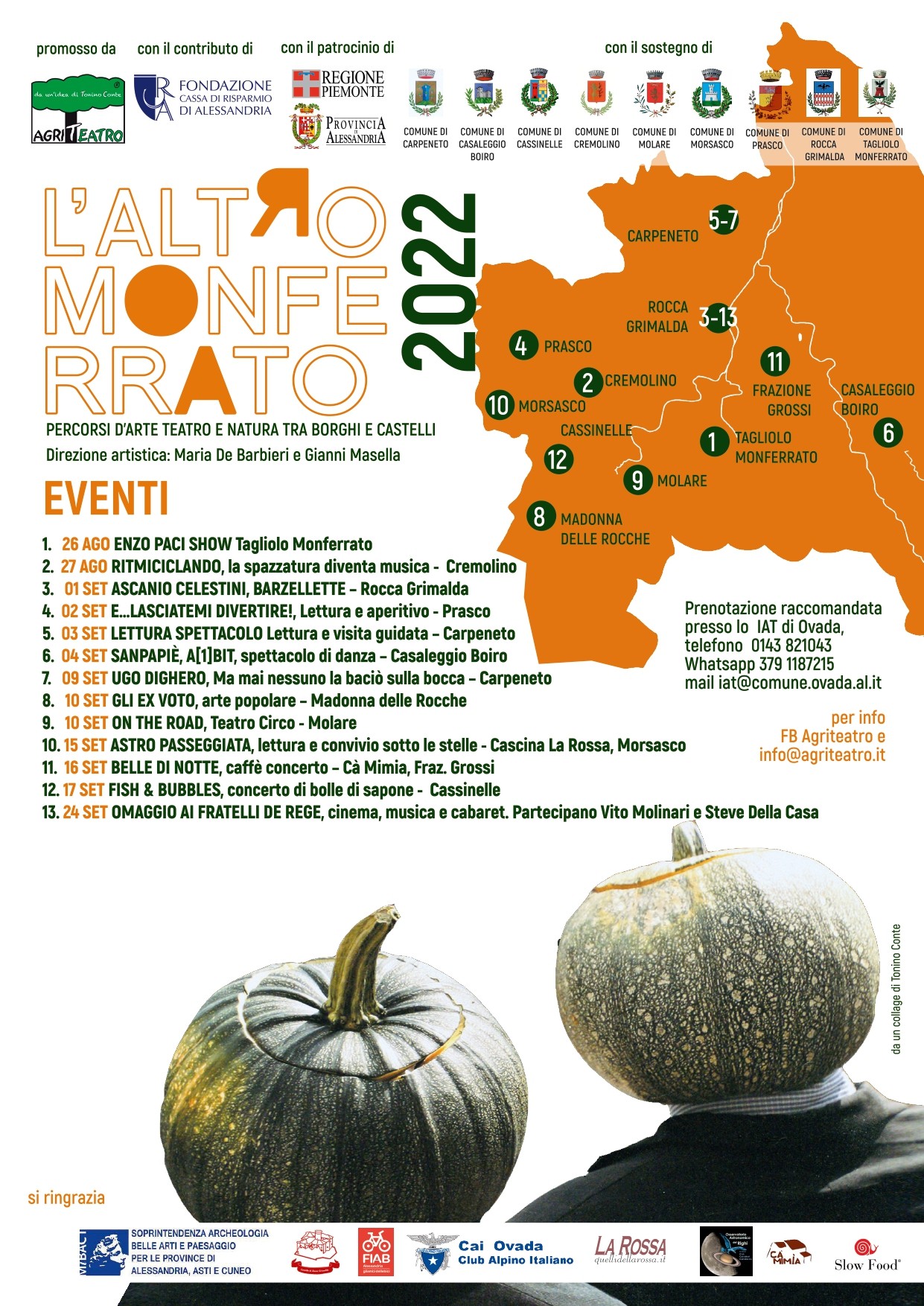 A Prasco venerdì 2 settembre “E…lasciatemi divertire” per “L’altro Monferrato”