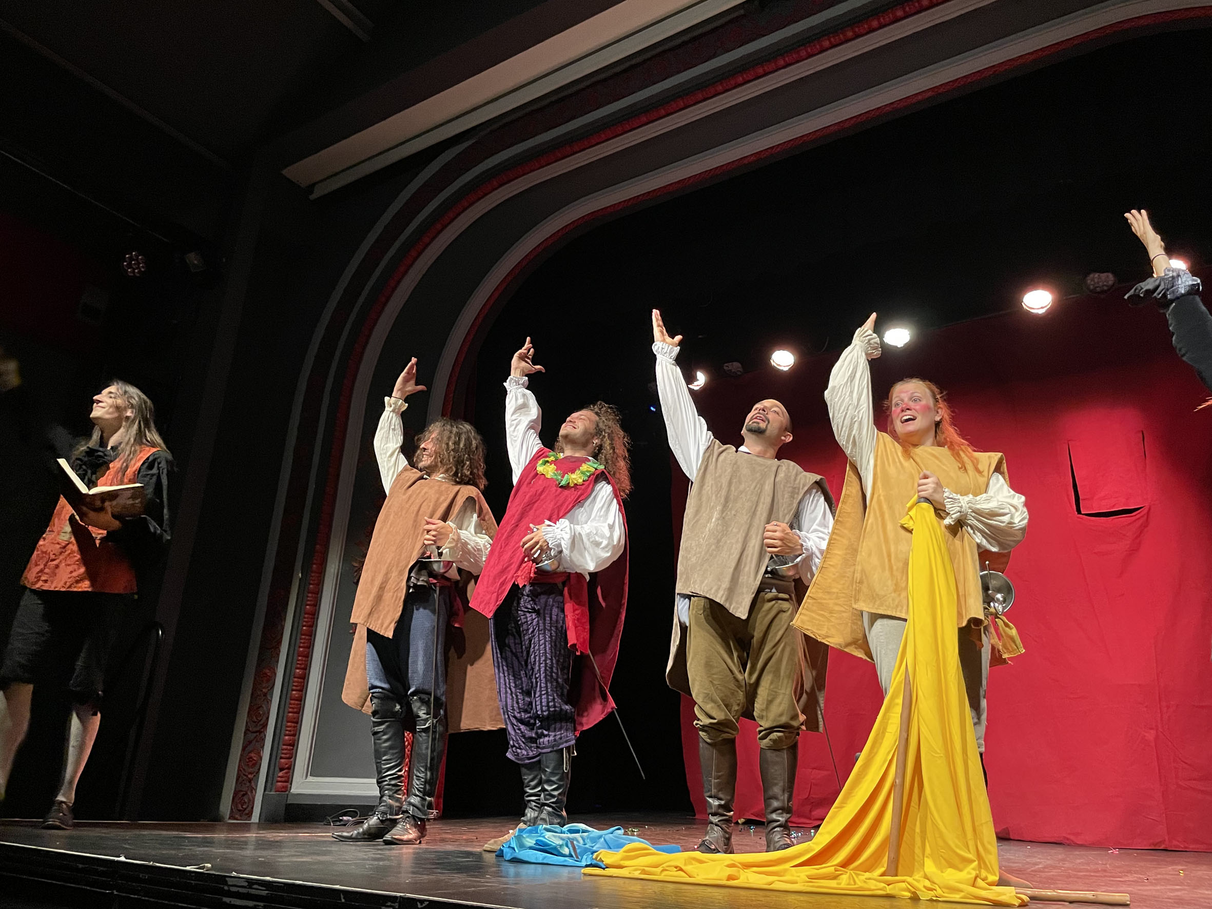 “I tre moschettieri” al festival “Paesaggi e oltre”