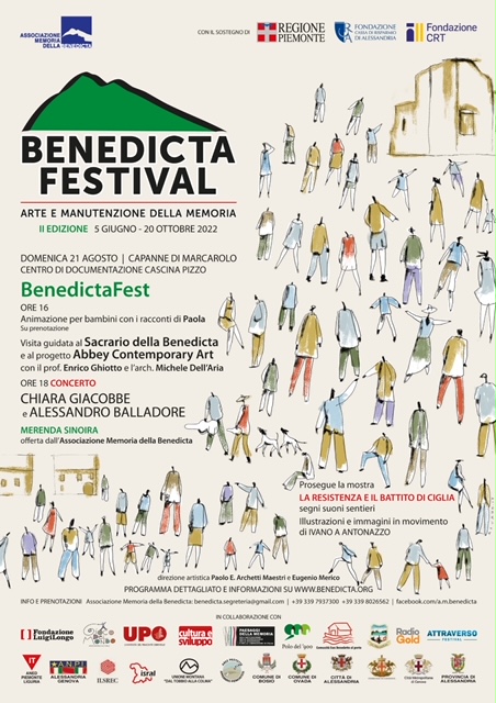 Il 21 agosto il “BenedictaFest”, la festa-concerto del Benedicta Festival