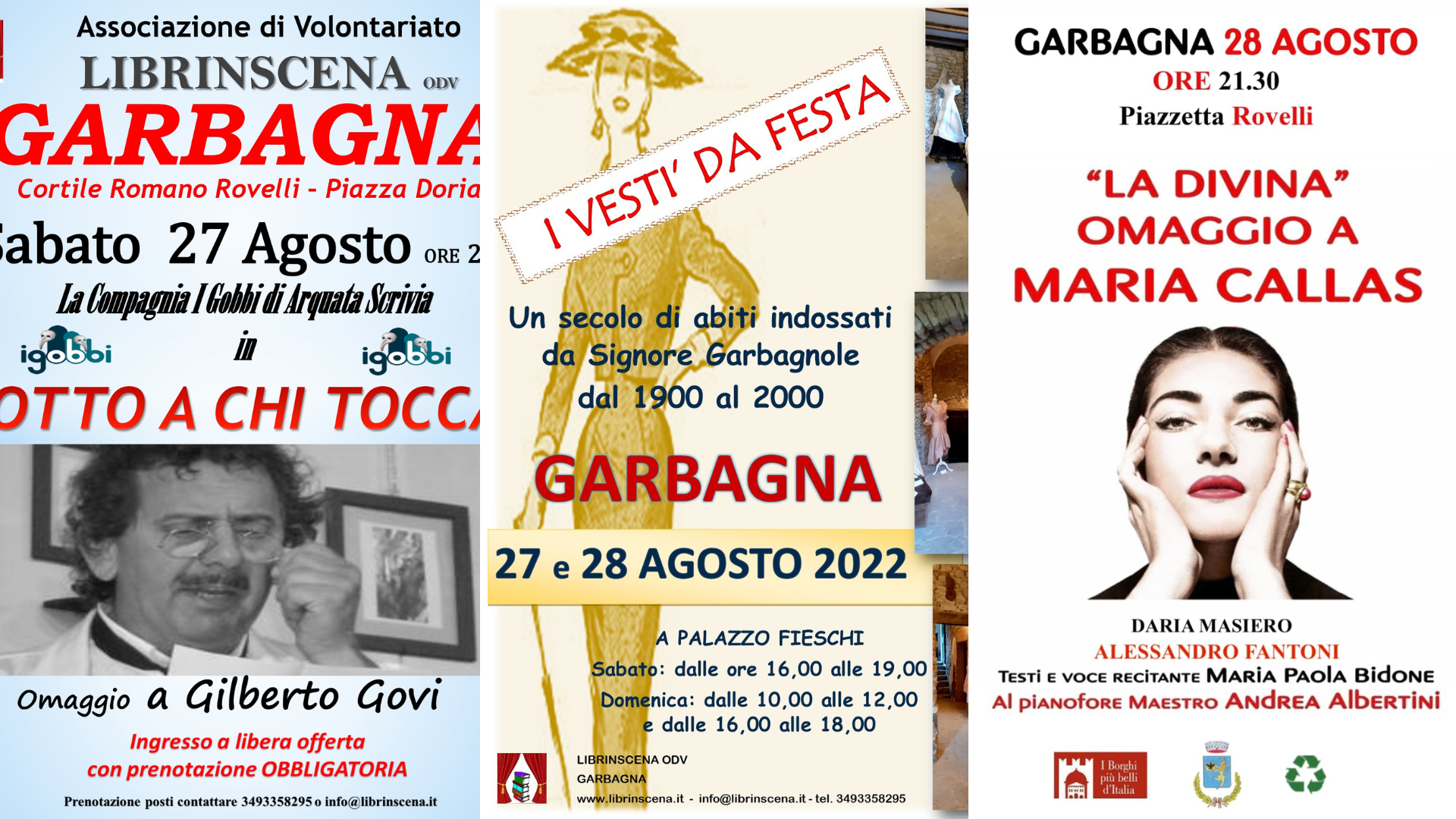 A Garbagna il 27 e il 28 agosto teatro e mostre in occasione della Festa Patronale