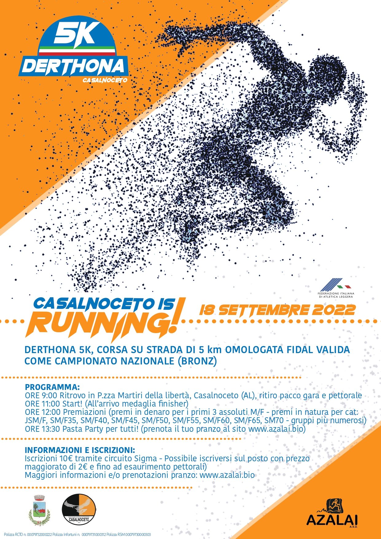 Domenica 18 settembre a Casalnoceto si corre con la Gara Nazionale Ultraveloce