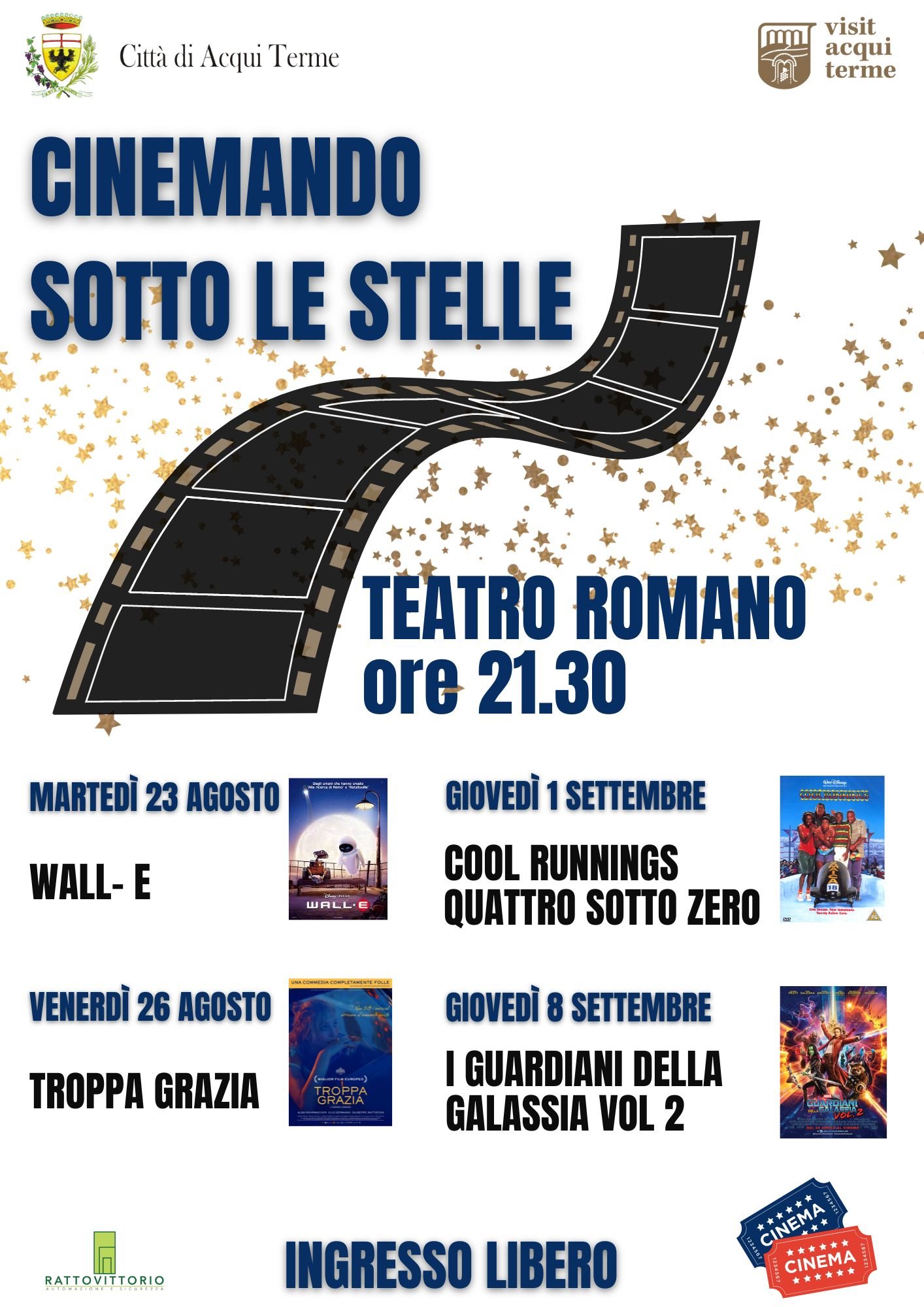 Venerdì 26 agosto ad Acqui “Troppa grazia” per la rassegna “Cinemando sotto le stelle”
