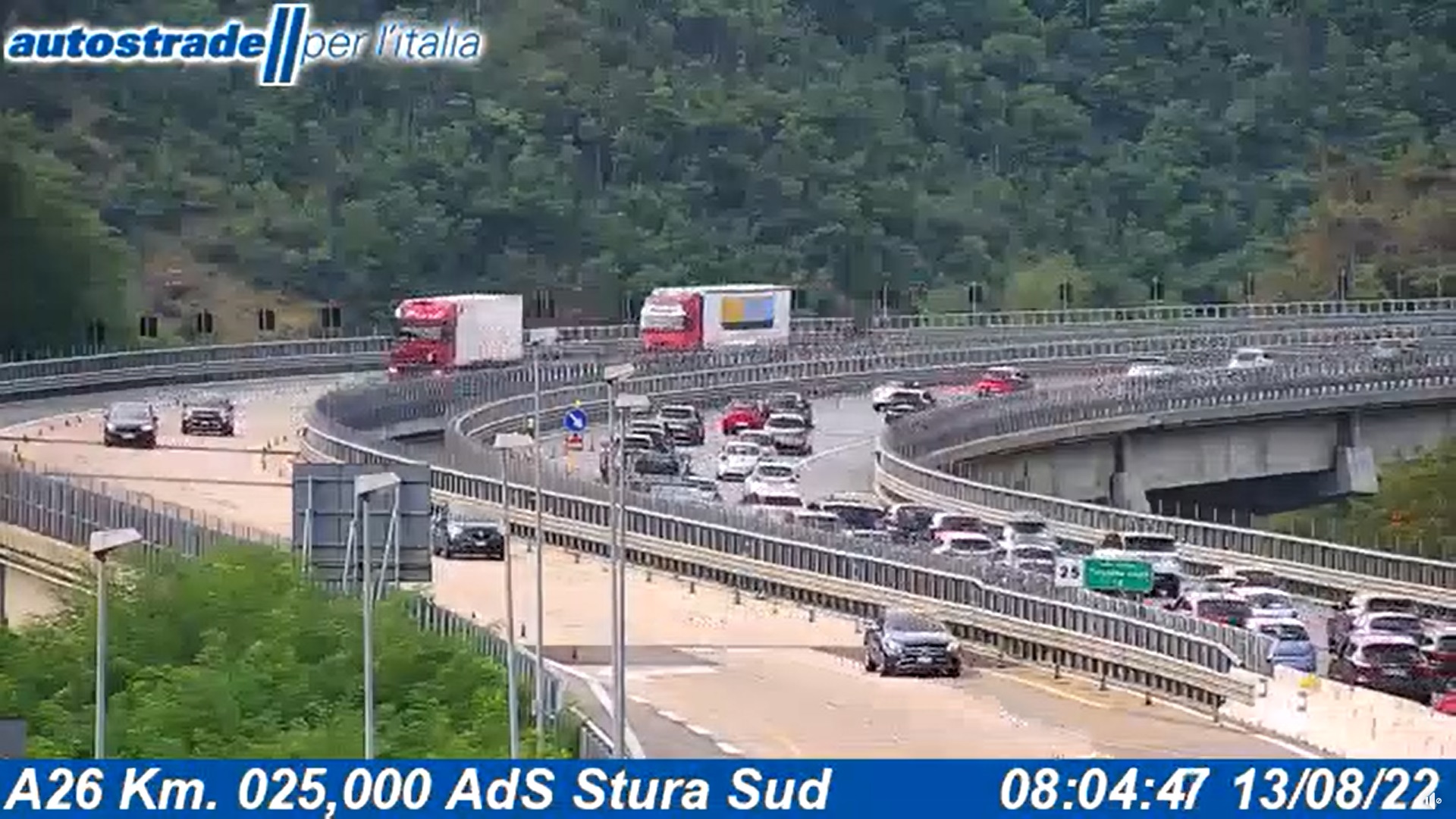 Traffico da bollino rosso e nero sulle autostrade per il weekend di Ferragosto [IN AGGIORNAMENTO]